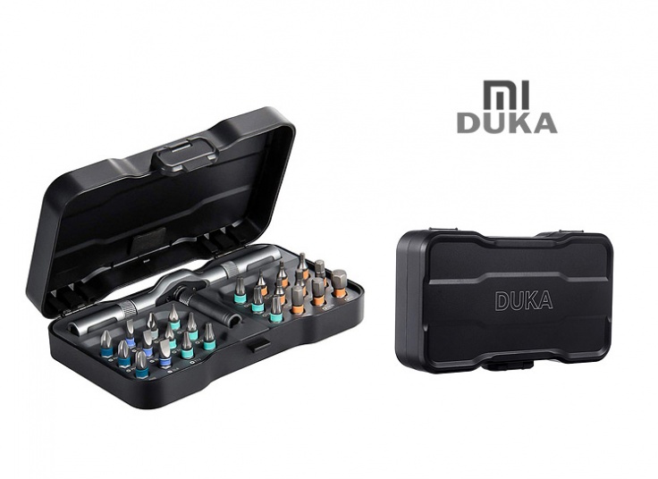 آچار بکس و پیچ گوشتی جغجغه ای 24 عددی Xiaomi DUKA