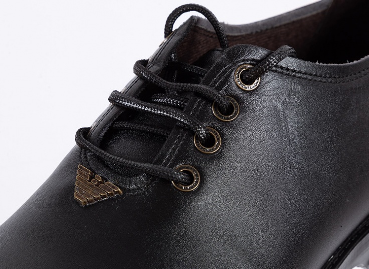 کفش مردانه بندی چرم Armani