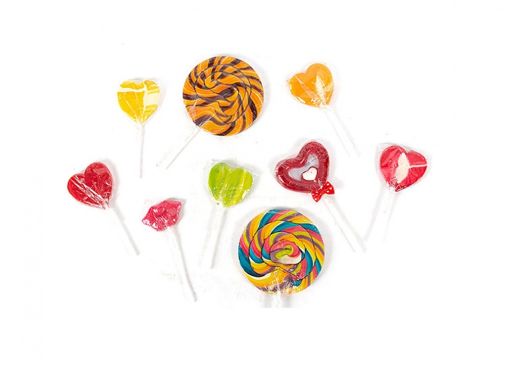 انواع آبنبات چوبی فانتزی