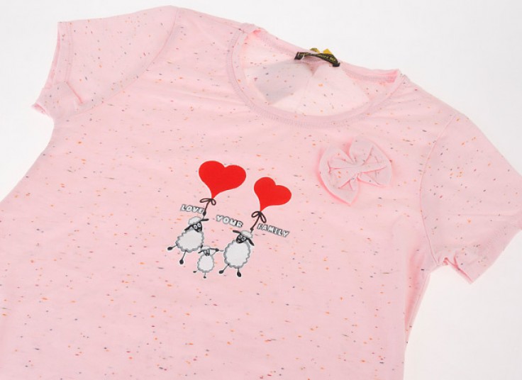 تیشرت زنانه پاپیون دار