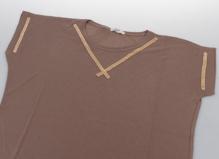 تیشرت زنانه سایز بزرگ Shiny