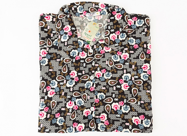 تاپ نخی آستین کلاغی