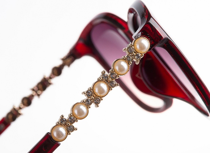 عینک آفتابی زنانه مرواریدی