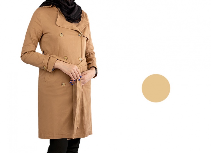 مانتو کتان زنانه Dispark