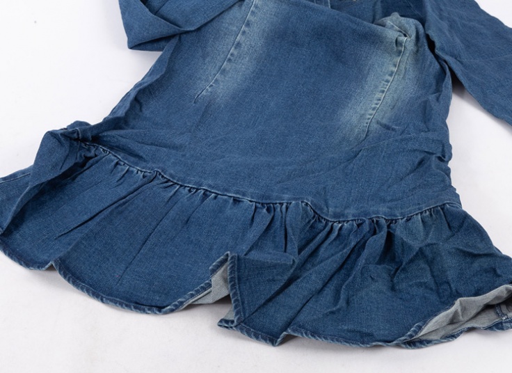 پیراهن جین یقه مروارید SUGO