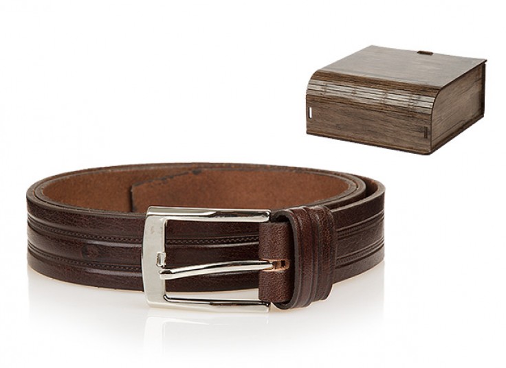 کمربند مردانه چرم طبیعی