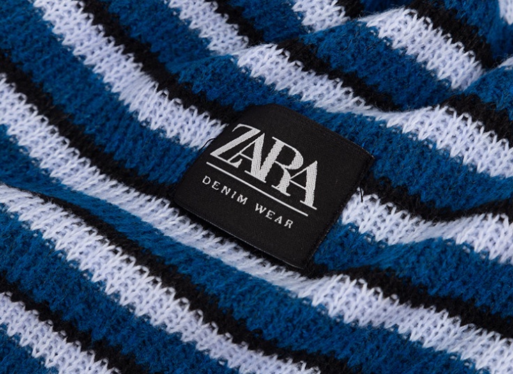 بافت راه راه مردانه Zara