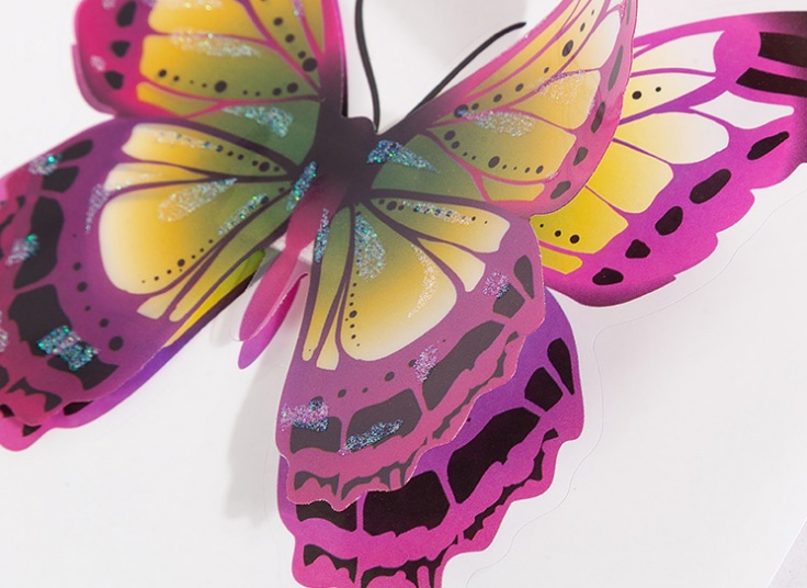 استیکر سه بعدی Butterflies