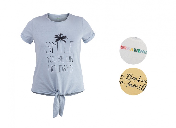 تیشرت آستین کوتاه زنانه KIABI