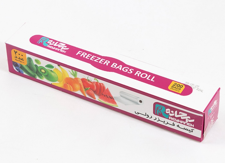 انواع کیسه فریزر ریحانه