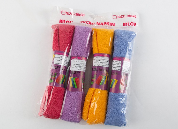 دستمال آشپزخانه 4 عددی Bilove