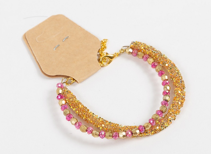 دستبند طرح کریستال