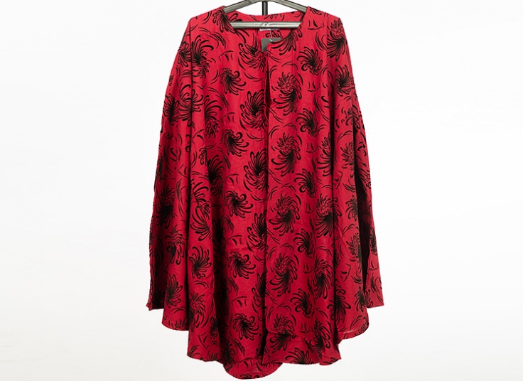 مانتو خفاشی چاپ فلوک