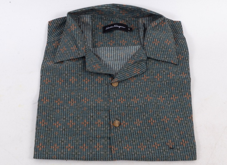 پیراهن مردانه طرحدار Salvatore Ferragamo