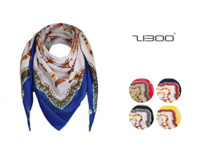 روسری ابریشم نخ Ziboo