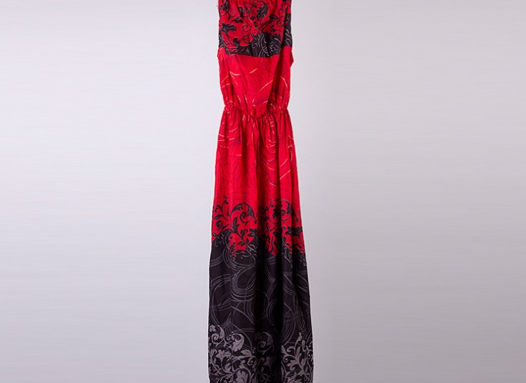 پیراهن ساحلی طرحدار زنانه