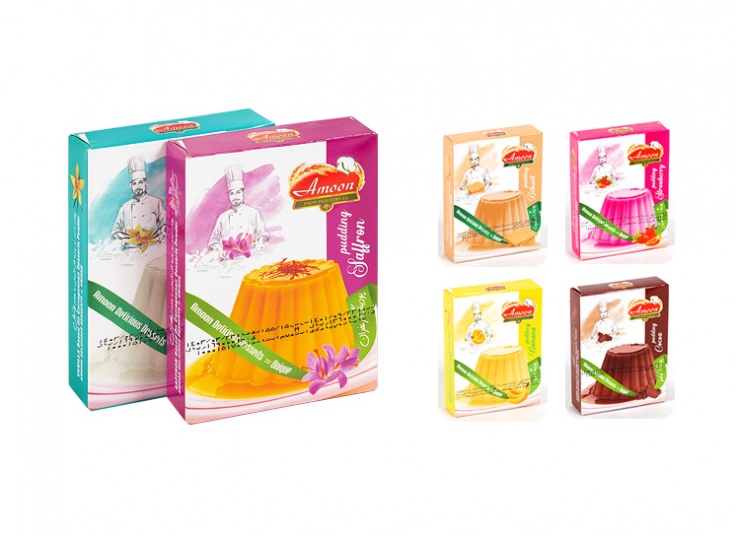 انواع پودر دسر آمون