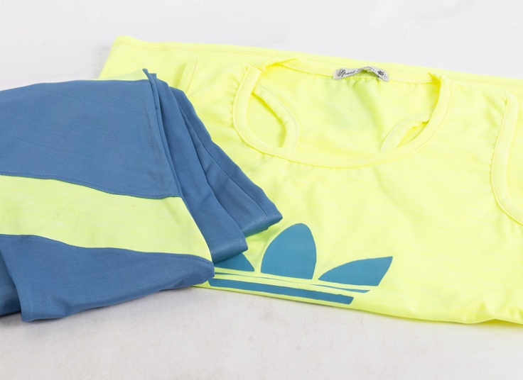 ست تاپ و شلوار طرح adidas