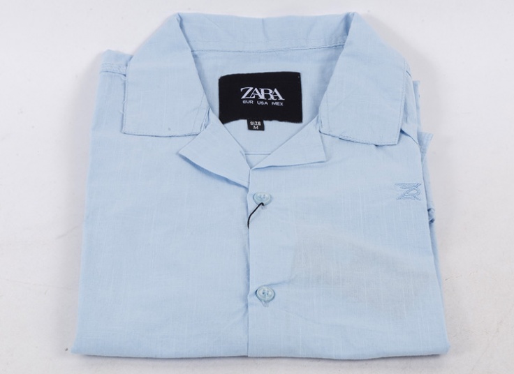 پیراهن آستین کوتاه لینن ZARA