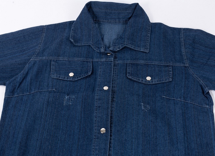 مانتو جین بغل زیپ دار