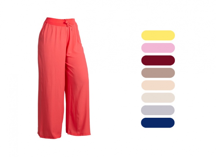 دامن شلواری نخی