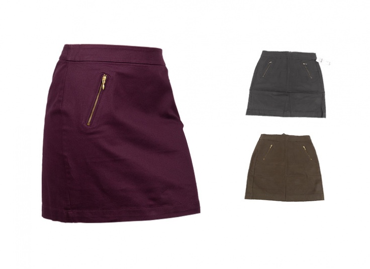 دامن کتان CAMAIEU