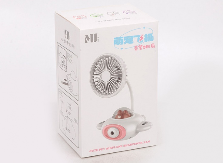 پنکه رومیزی شارژی چراغدار