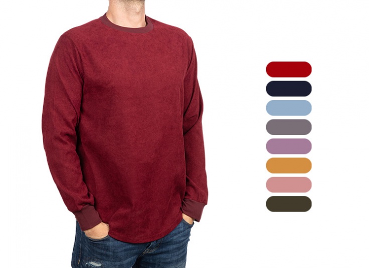 تیشرت مخمل مردانه Zara