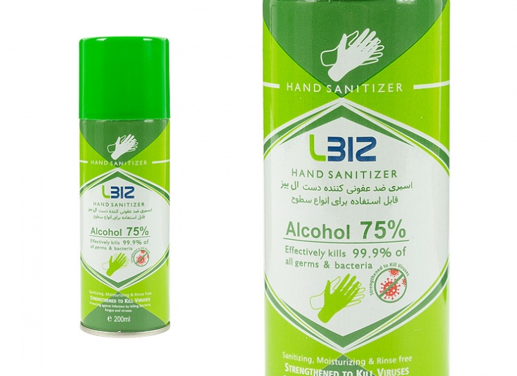 اسپری ضدعفونی کننده دست LBIZ