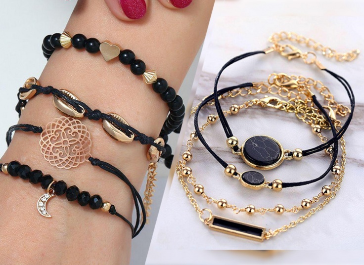 پکیج چهارتایی دستبند Shellfish