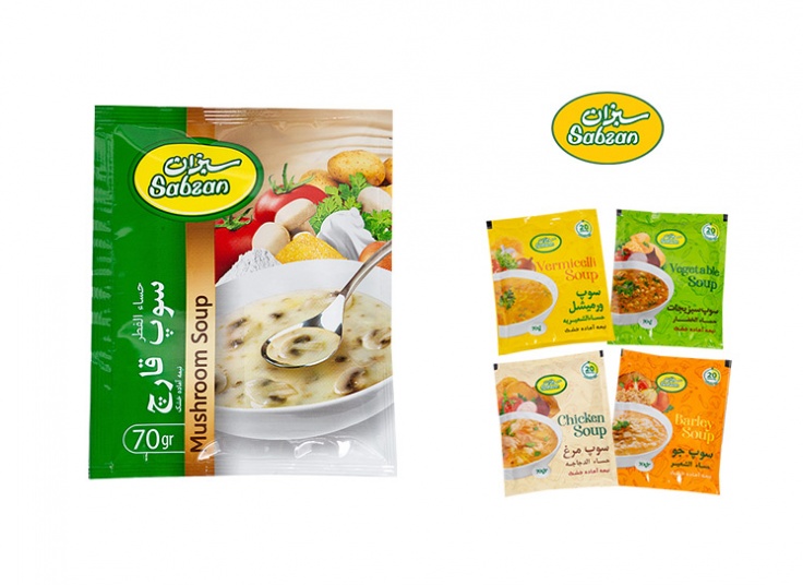 سوپ نیمه آماده سبزان
