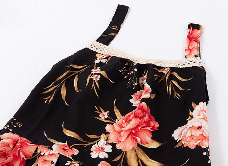 پیراهن نخی طرحدار