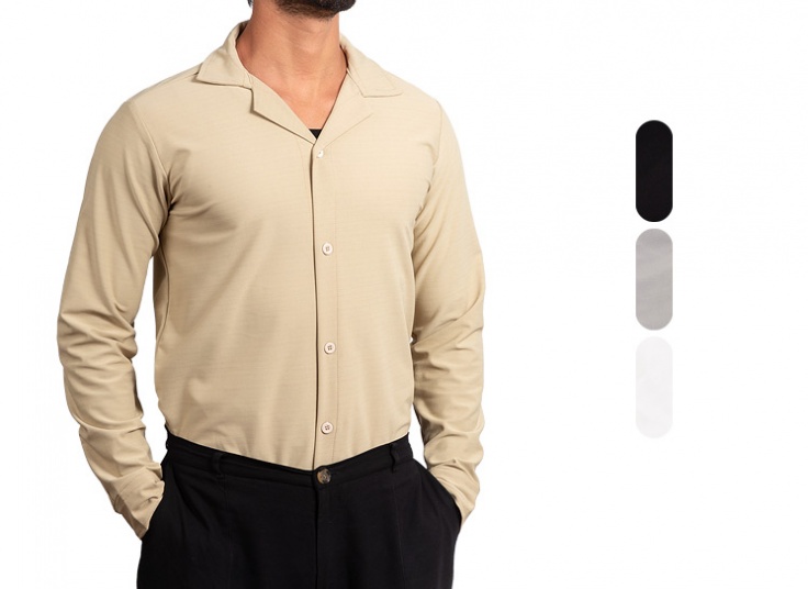 پیراهن یقه انگلیسی مردانه H&M