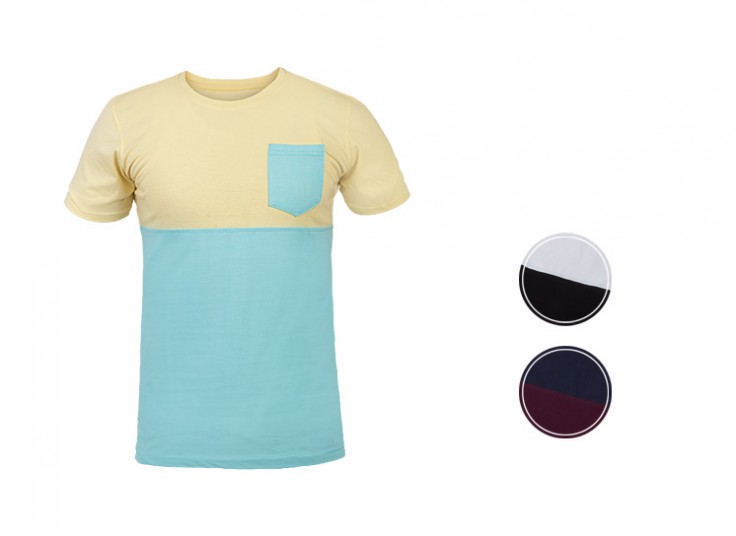 تیشرت آستین کوتاه مردانه Bicolor