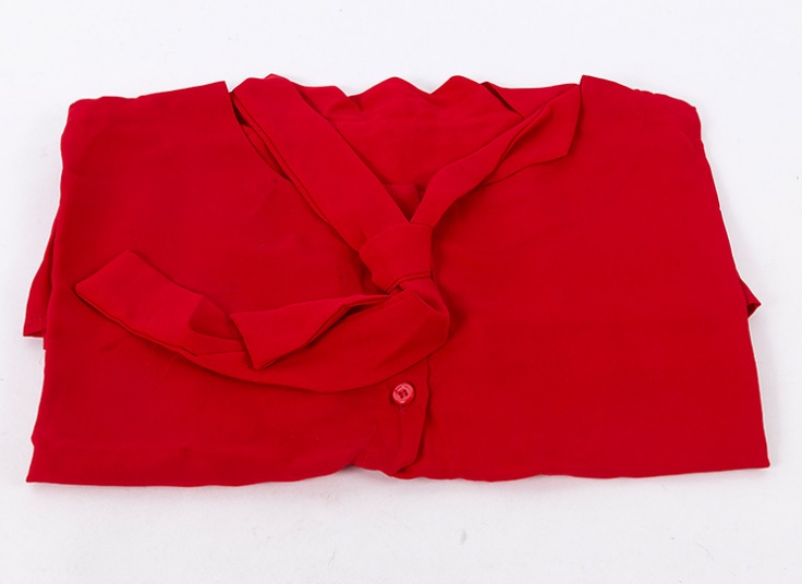 بلوز حریر یقه کراواتی کد 11456