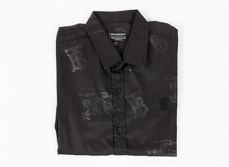 پیراهن آستین کوتاه طرح Burberry