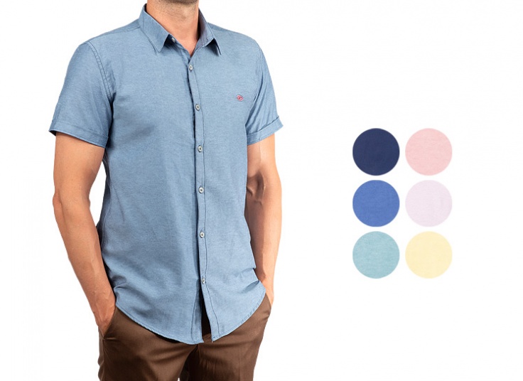 پیراهن آستین کوتاه مردانه Gulf Bird