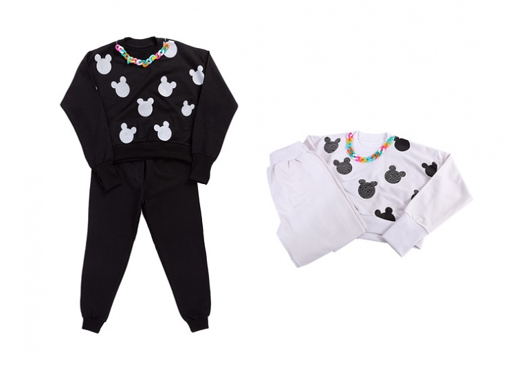 ست کراپ شلوار دخترانه