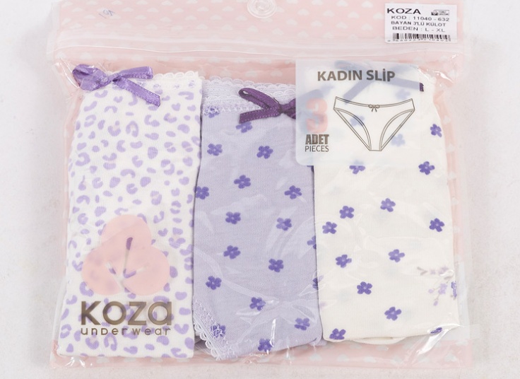 پک سه عددی لباس زیر زنانه KOZA