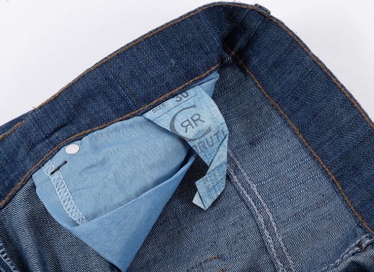 شلوار جین کاغذی دمپا گشاد زنانه