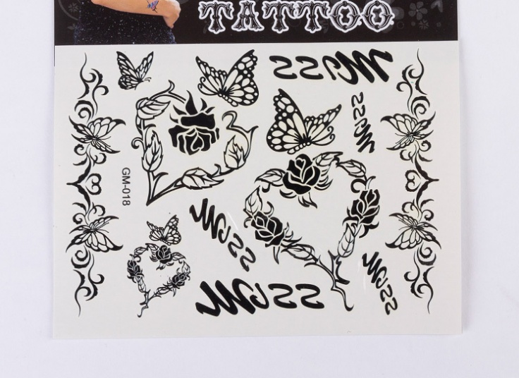 برچسب تاتو موقت JE