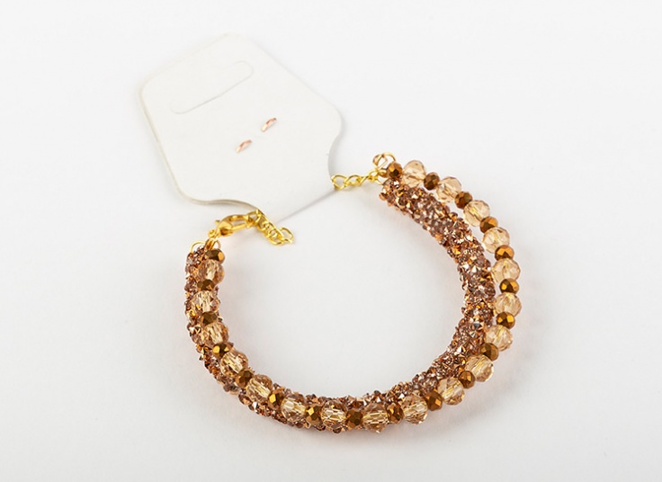 دستبند طرح کریستال