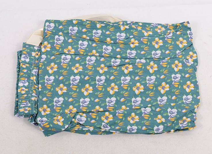 شلوار نخی گلدار PR