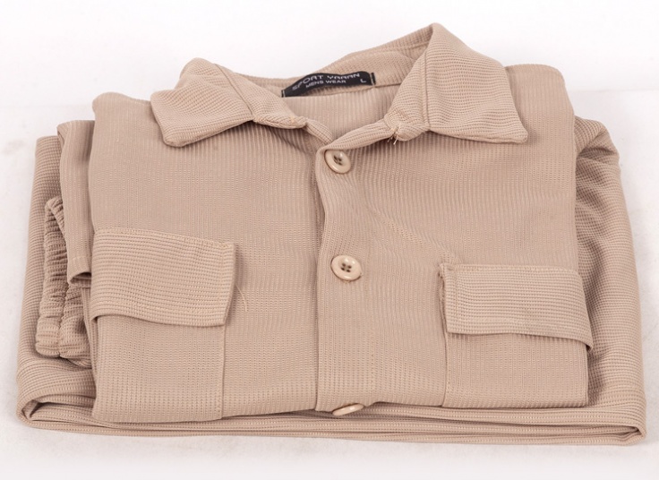 بلوز شلوار بیسکویتی جیب دار مردانه