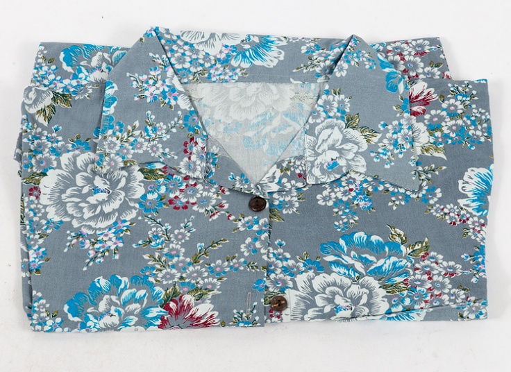 شومیز گره ای گلدار