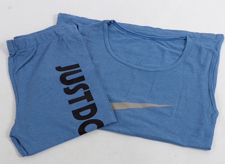 ست تاپ و شلوارک زنانه طرح Nike