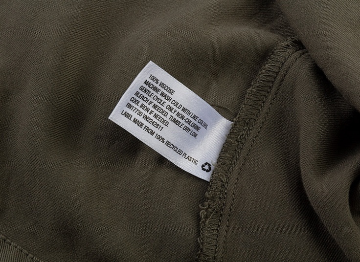 مانتو کتان آستین حلقه‌ای Ava Viv