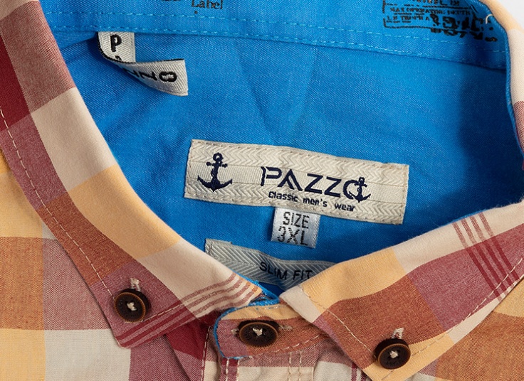 پیراهن مردانه چهارخانه PAZZO