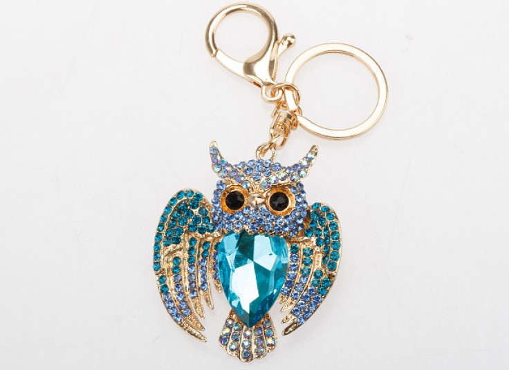 آویز کلید کریستالی Bird