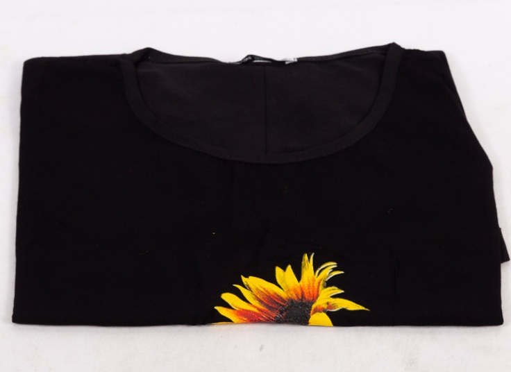 تاپ آستین افتاده چاپدار